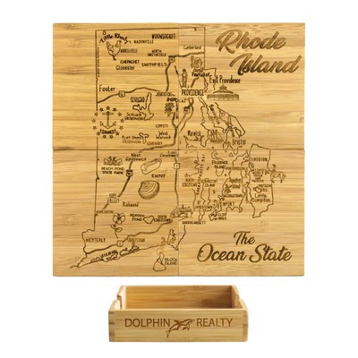 Rhode Island Puzzle Coaster Set